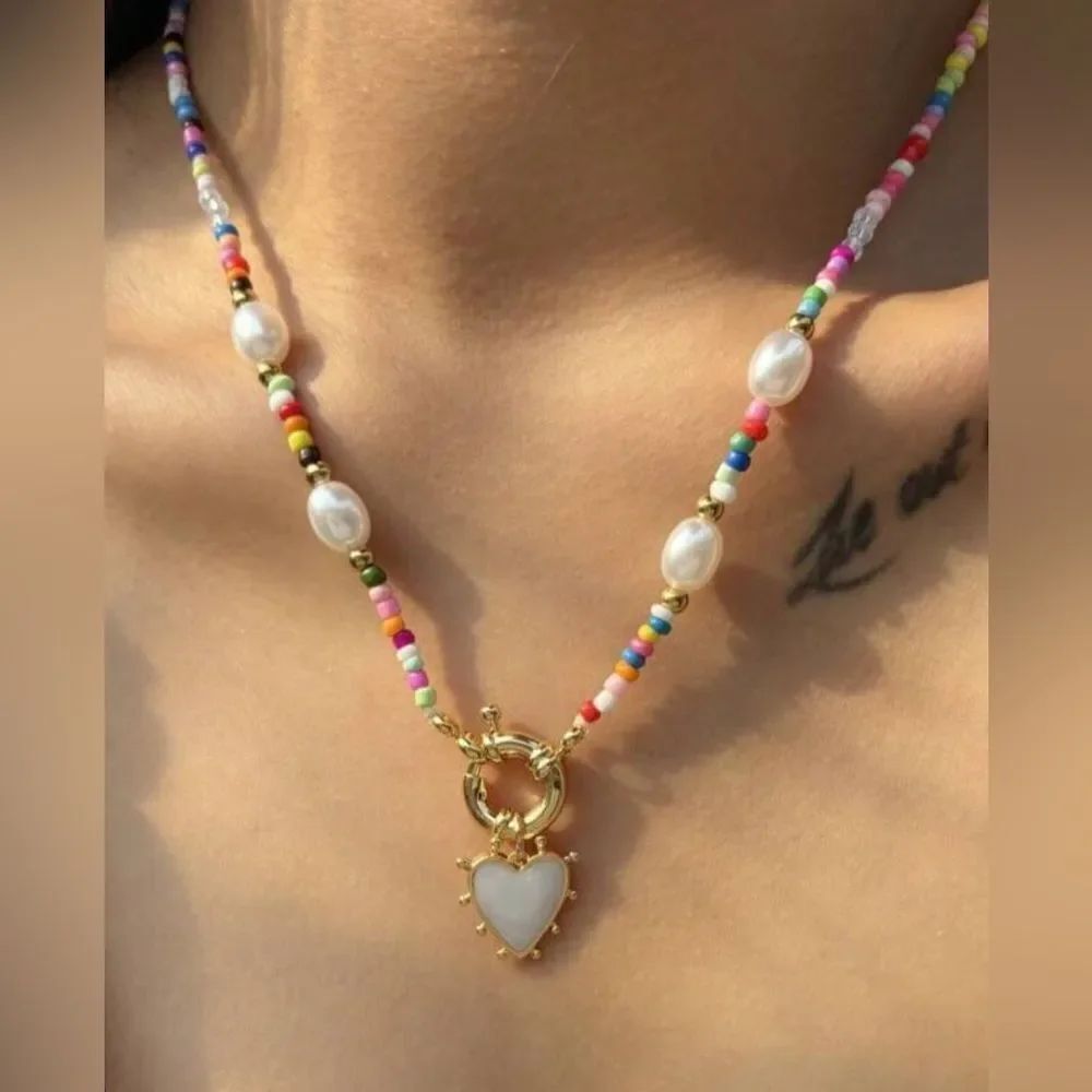 Heart Pendant Necklace S979